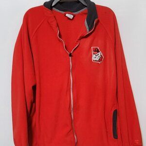 Starter Georgia Bulldog Fleece Full Zip Up Jacket (SIZE Xlarge 46-48)